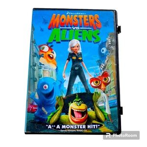 DVD Monster vs Aliens - Dream Works - Kid Friendly Comedy Action